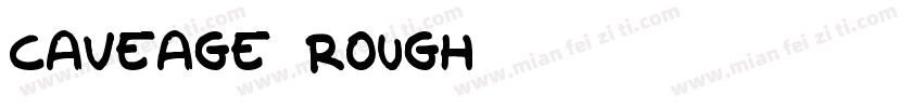 CaveAge Rough字体转换